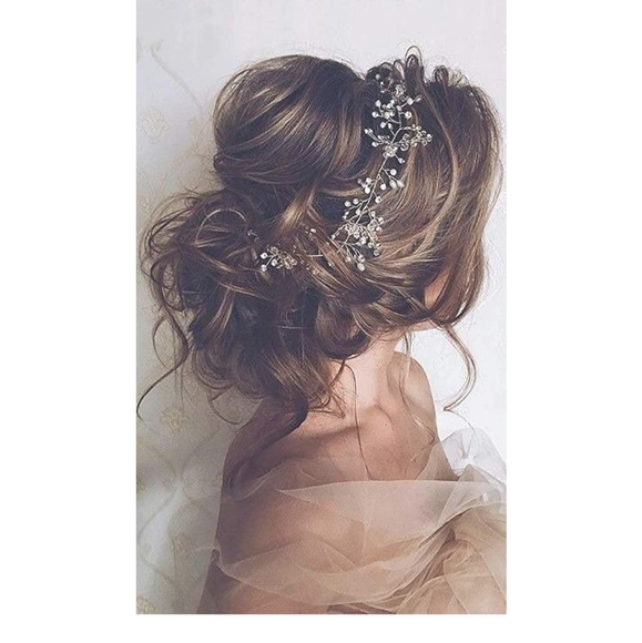 🆕️Wedding Head Piece Bridal Accessories Silver - Picture 3 of 6